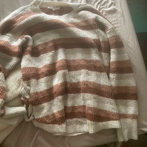 Pink republic sweater, size large